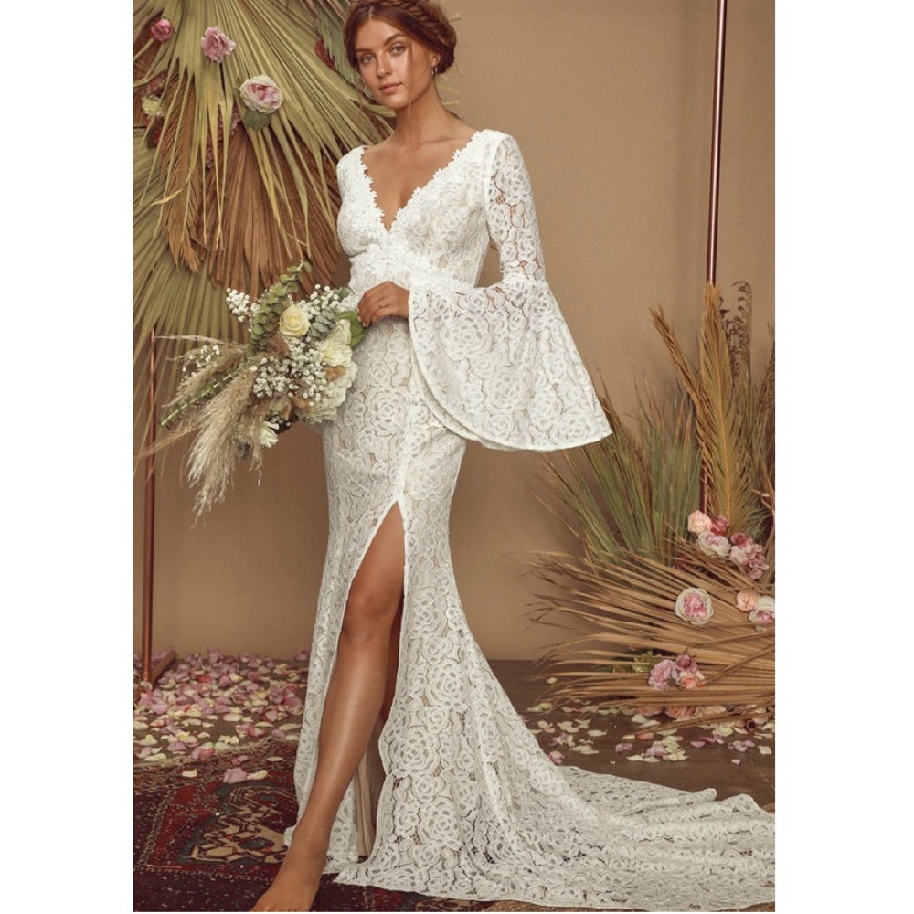 Boho wedding dress